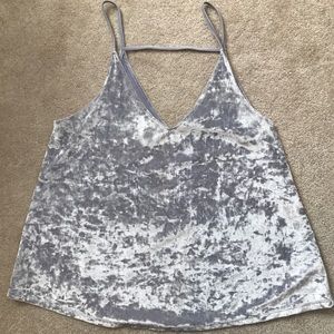 American Eagle Velvet Tank Top
